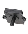 Black 4 Position Rotary Heater Blower Switch with 3 Speed Settings, Pro Grade Industrial Knob and Push Button for HVAC