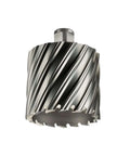 Slugger by Fein HSS annular cutter, 3/4 in straight shank, 2 in cutting depth, 1-7/16 in bore, steel, side view