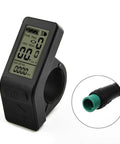 KT-LCD4 E Bike Display Panel for 24V 36V 48V Electric Bicycles with 5 Pin Connector, Waterproof Cycling Computer