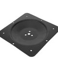 Hella Sturdy Heavy Duty Cast Iron Table Leg Mounting Plate Multi Connector, black cast iron hardware for furniture assembly.