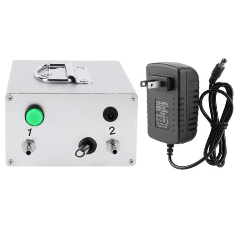 Goat Milking Vacuum Pump Portable 48W 12V Electric Milker With Large Suction Pulsator For Livestock Durable Aluminum Housing