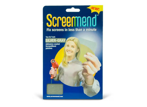 Gray Fiberglass Screen Repair Patch 2 In W By 80 In L 1 Pack For Window And Door Screens, Durable Patch Material