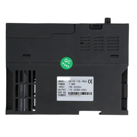Beefy 11KW To 22KW VFD Drive 220V To 380V Inverter For 3 Phase Motors, Programmable Logic Controller, Motor Speed Controller, 3 Phase Frequency Converter, HE100-11KW Compatible rear view