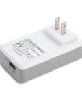 Portable 2600mAh Uninterruptible Power Supply With US Plug Emergency Battery Backup For Routers And Laptops in white and gray design.