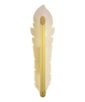 Hella Smooth Game Changing Geometric LED Wall Sconce With Dope Phoenix Tail Design And Acrylic Shade, golden design, wall mounted.