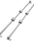 2 Pack Linear Guide Rails Sfc16 Sfc20 Kit 1000mm Or 2000mm Length With 4 Sliding Blocks High Load Bearing For DIY CNC Routers Lathes Mills Smooth Quiet Durable Motion System, two rail set