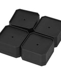 Stack of square rubber furniture pads from No Slip Rubber Furniture Pads 20 Pack Protect Floors And Furniture With Strong Grip Noise Reduction