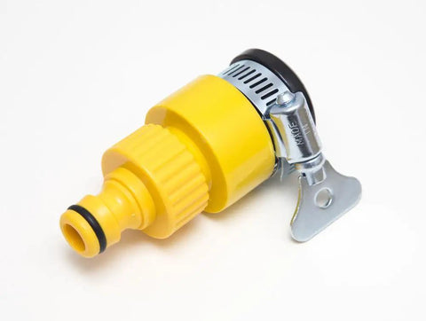 48 Pack Universal Garden Hose Multi Tap Splitter Connectors Quick Snap In Clamps For Half Inch Bore Tubes Tough As Nails yellow plastic hose connector