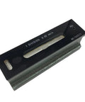Precision Ground Bar Spirit Level Built Different For Bullseye Accuracy And Rapid Bubble Settling On Any Flat Plane During Demanding Job Sites And Weekend Shop Sessions, compact size with clear liquid tube.