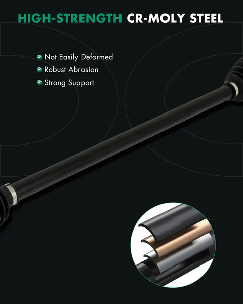 Front Right CV Axle Drive Shaft Assembly For Kia Sorento 2.4L 2019 2020 FWD Passenger Side Direct Fit OE Replacement NCV75132 49501C6280 No Modifications Needed 1PC, black CR-moly steel shaft