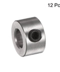 Set Screw Shaft Collars 6mm Bore 12mm OD 7mm Width Stainless Steel 304, pack of 12 with hex wrench