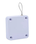 Automatic Door Closer With Adhesive Mount 1200g Tension Retractable Device white finish, cable visible for interior use