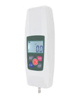 Digital Push Pull Force Meter 5N Portable Handheld Gauge With Backlit LCD Auto Power Off Six Test Heads For Lab Workshop On The Go Measurement And Quality Control, front view