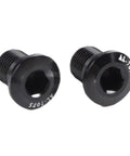 2-Pack M10xP1.0 Rear Derailleur Hanger Bolts, Aluminum Alloy Mounting Screws, 15mm Length, Black Finish For Bicycle Accessories