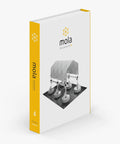 Box of Magnetic Modular Structural Kit 4 For Engineering And Architecture Education with 145 pieces, featuring a model on the cover.