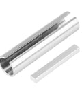 Five Eighths To Three Quarters Shaft Adapter For DIY Motors with key, steel construction, universal fit, close-up view