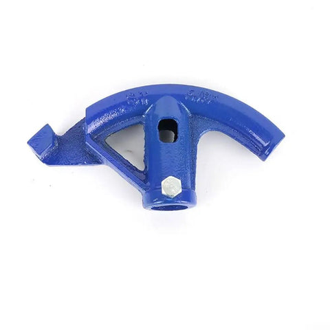 Top Rated Manual Steel Pipe Bender For Copper And Aluminum Tubing, blue metal bender attachment with precise angle control.