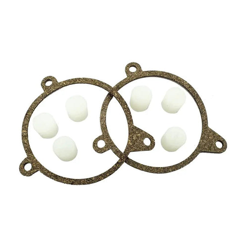Two gears and bushings from Chevy Corvette Headlight Motor Repair Kit With HD Brass Gear For 1988 To 1996 C4 Models Drop In Ready OEM Replacement