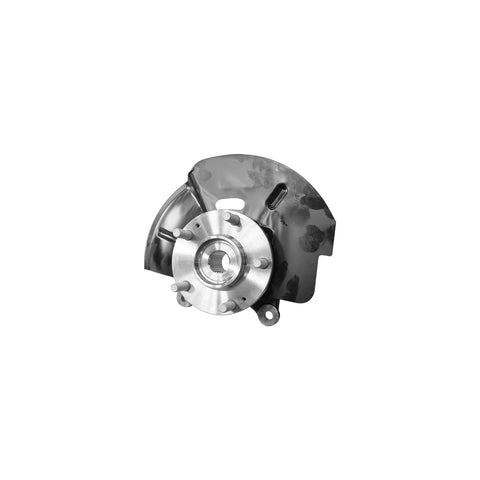 Front view of Front Left Wheel Bearing And Hub Assembly For Kia Optima 2011 2013 Preassembled And Ready To Install Rock Solid Wheel Hub Replacement
