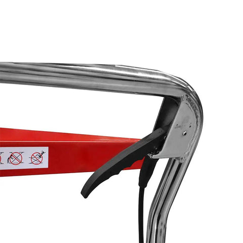 Heavy Duty Hydraulic Lifting Table Delivers Rock Solid 500 Kg Support With Smooth 90 Cm Platform Effortless Height Adjustments Built Like A Tank Red Steel Workshop Staple