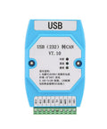 Front view of Usb To Can Converter With Optical Isolation TvS Protection And Plug And Play Data Conversion Protocol For Industrial