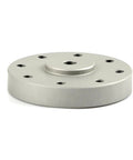 18T Metal Servo Arm Horn Round Type Disc Steering Horn For 60Kg 80Kg 150Kg High Torque Servos, close-up side view showing metal finish