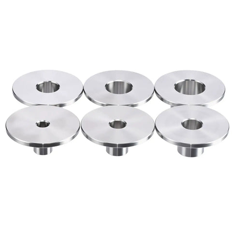 Top Shelf Stainless Steel Router Bushing Template Guide For Wood And Metal Crafts, six stainless steel discs for precision cuts.