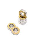 Top Tier S688 Double Sealed Deep Groove Hybrid Ceramic Ball Bearings With Abec 7 Precision stacked and ready for industrial use.