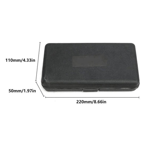 Carrying case for Metal Hole Punch Pliers Kit for Thin Sheets With Adjustable Depth and 16 Nozzles