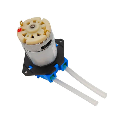 Adjustable 12 Volt 5 Watt Peristaltic Dosing Pump With Automatic Motor Control For Precise Liquid Metering And Chemical Handling Safe For Sensitive Industrial Applications Reliable Performance