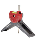 Strong Hand Tools MPCH250 magnetic pipe centering head with red anodized dial and gray base