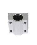Built Tough 8Mm Ball Bearing Linear Motion Slide Block And Guide Bushing Set Smooth Ride Replacement Hardware For Cnc Routers And 3D Printers Quick Swap Upgrade Kit, aluminum housing detail