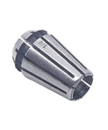 Close-up of 1/4 inch ER11 collet in the ER11 Collet Nut Set for CNC lathe and milling machines, made from 65Mn spring steel.