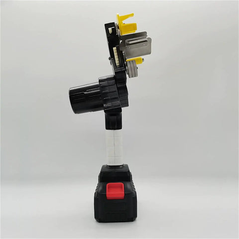 Slick No Drama Portable Handheld Cable Winding Reel Tape Wrapping Machine For Automotive Wiring Harness Insulation displayed side view.