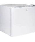 Hella Solid Upright Freezer One Point Two Cubic Feet White Compact Frost Vault With Wire Rack Garage Ready vertical view
