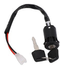 Wiring and key ignition switch for Beefy 12V 500W Gear Reduction Brushed DC Motor With Aluminum Alloy Body And Included Speed Controller.