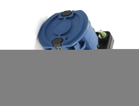 Five Position Wall Switch Universal Rotary Cam Changeover CA10 Motion Activated Switch For Industrial And Home Use 50 By 50 By 10 Mm Mount Voltage Range From 220 To 660 Volts Three Phase And Single Phase High Current blue rotary switch close-up