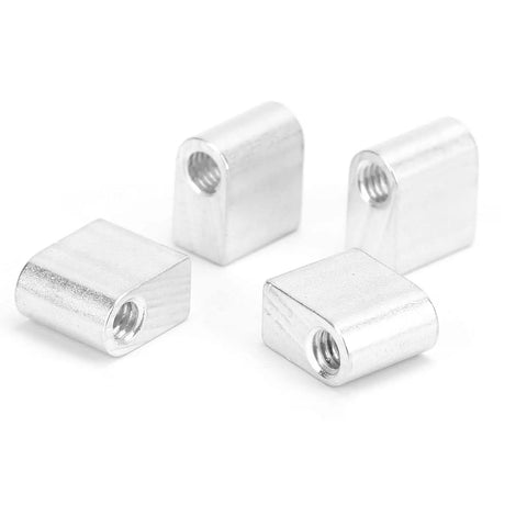 Precision Robotic Corner Gussets 4 Pack 11X8.5X6MM aluminum brackets for automation machines with clean lines.