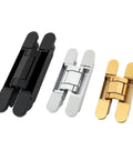 Door Hinge With 180 Degree Swing And 120Kg Load Capacity Concealed Recessed Mount For Thick Solid Doors No Visible Hardware And Slot In Install
