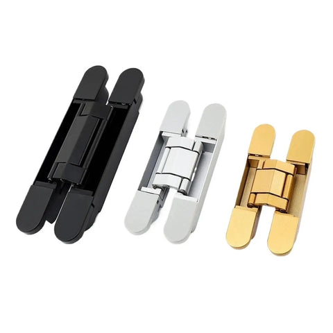 Door Hinge With 180 Degree Swing And 120Kg Load Capacity Concealed Recessed Mount For Thick Solid Doors No Visible Hardware And Slot In Install