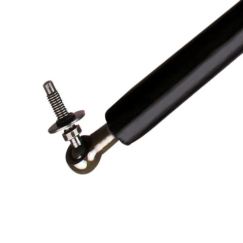 Close-up of a Pair Of Tailgate Hatch Lift Supports Gas Springs with a ball joint and screw detail for Chrysler PT Cruiser 2001-2010.