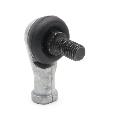 Beefy M10 To M16 90 Degree Ball Joint Rod End Bearing For Tie Rods Right Hand Connector 10mm 12mm 14mm 16mm Options Steel Construction High Performance Smooth Operation, black steel rod end