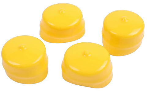 Four Pack Yellow Axle Cap Bearing Cover M143338 For John Deere Lawn Mowers And Tractors Fits 105 to X304