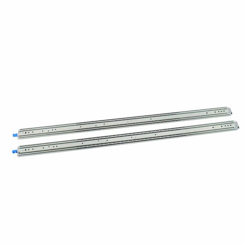 Beefy 56 Inch Heavy Duty Drawer Slides With 500 Pound Capacity Locking Full Extension Ball Bearing Rails For Tool Chests Workbenches Trucks And RV Cabinets