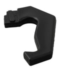 Black Coffee Pot Handle Replacement Fits 1 Cup to 12 Cup Moka Pots Stovetop Espresso Makers Easy Install, front view