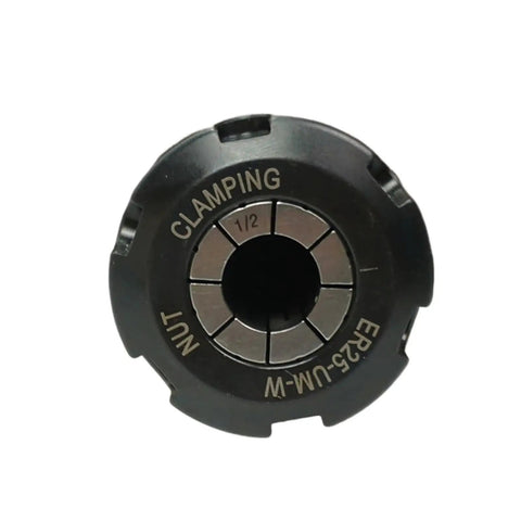 CNC Spindle Motor 5.5 KW ER25 Water Cooled 220V and 380V 24000 RPM close-up of ER25 collet nut