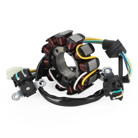 Super Rad High Quality Magneto Stator Coil Gasket Kit Fits 250R Crf From 2014 To 2017 OEM 31600KrnA40 Me10 Reliable Easy Install No Wiring Mods Plug And Play Boost Performance Big Time, black motorcycle stator with wiring