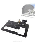 Adjustable Collet Tool Holder Straight Up Heavy Duty Steel Angle Grinder Mount with secure flat base for precise cutting.