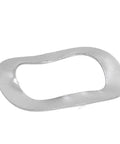 100 Pcs Wave Washer Set In Stainless Steel A2 70 Grade Three Wave Gaskets For Fasteners M6 Hardware And DIY Projects For Home Garage Car Maintenance Durable Corrosion Resistant Easy Fit, M6 washer close-up