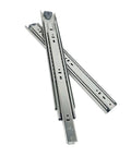 51 Inch Wide Three Section Heavy Duty Drawer Slide Rail Lockable Industrial Load Bearing 2 Piece Set Without Lock 38 Inch Rails 950mm